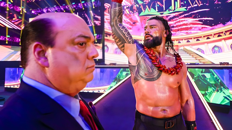 Paul Heyman and Roman Reigns