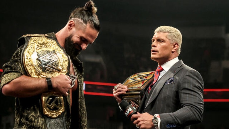 Seth Rollins and Cody Rhodes on WWE Raw