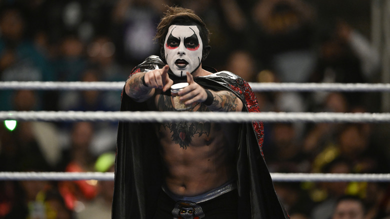 Danhausen curses the fans  in attendance and at home who looked away from his in-ring match
