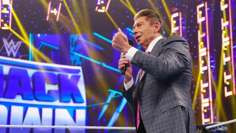 Vince McMahon on WWE SmackDown in 2022