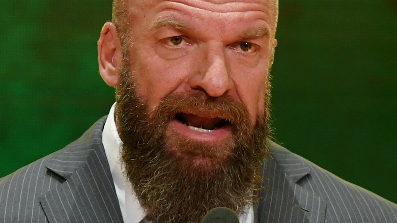 Triple H speaking