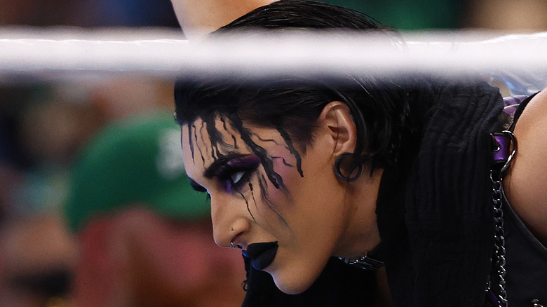 Rhea Ripley, staring daggers