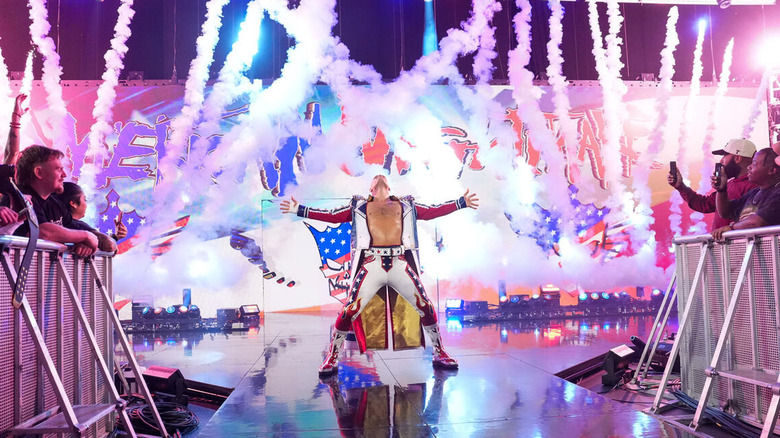 Cody Rhodes makes his entrance on "WWE SmackDown"