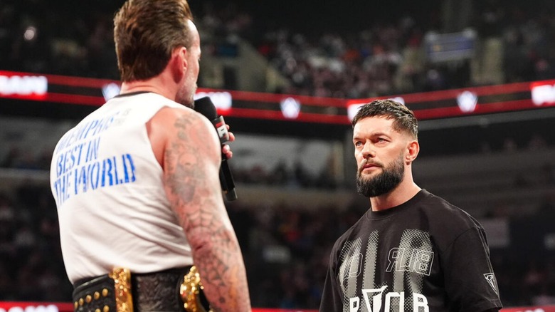 CM Punk and Finn Balor on "WWE Raw"