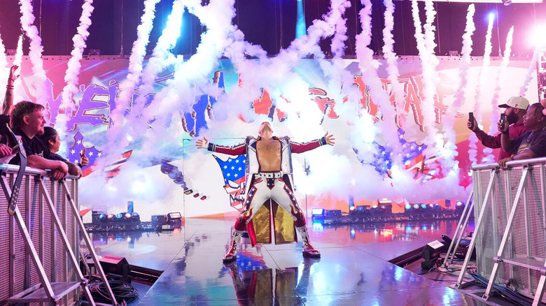 Cody Rhodes makes his entrance on "WWE SmackDown"
