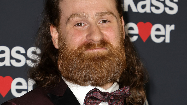 Sami Zayn at the "Jackass: Forever" red carpet event