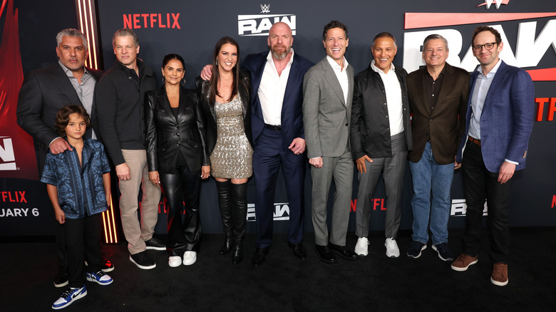 Stephanie McMahon, Triple H, and TKO staff