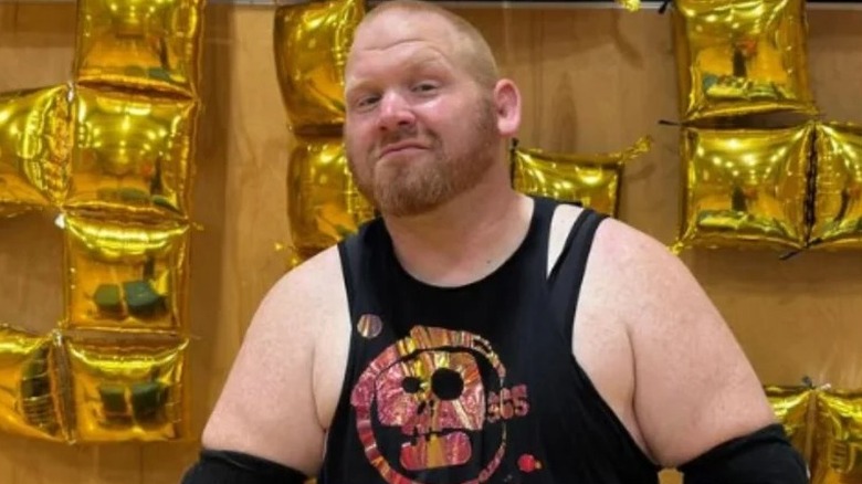 Former Canadian grappler Eddie Osbourne/Cousin Eddie smiles on in a picture taken of him ahead of a match