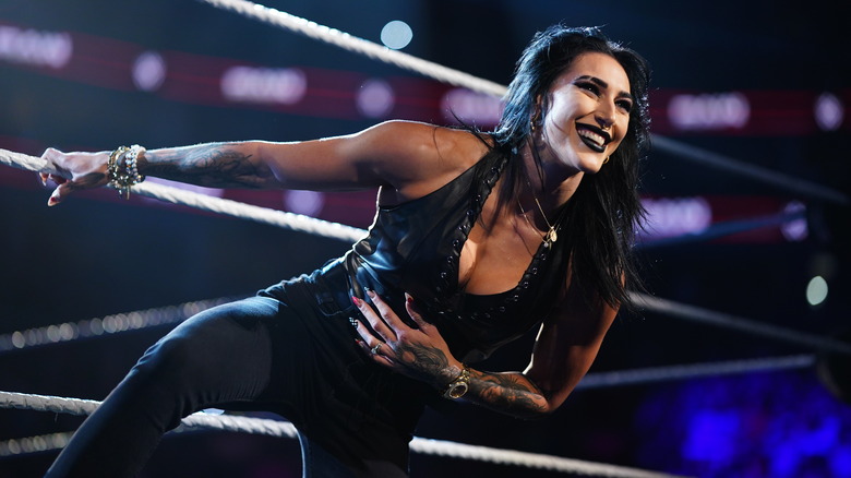 Rhea Ripley makes her entrance