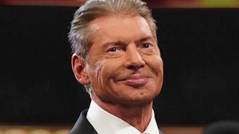 Vince McMahon smirking