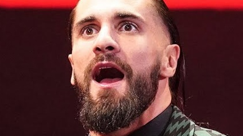 Seth Rollins looking shocked