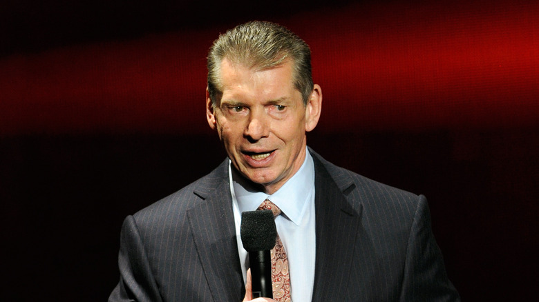Vince McMahon, happy about WWE setting records, and him remaining out of prison for the time being