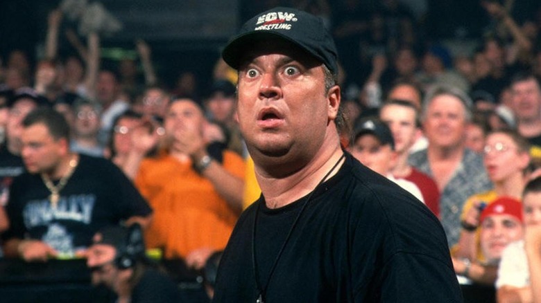 Paul Heyman is shocked during his ECW days