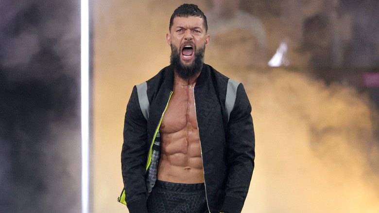 Finn Balor makes his entrance