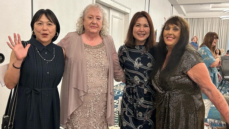 Recent picture of Noriyo Tateno, Judy Martin, Itsuki Yamazaki, and Leilani Kai
