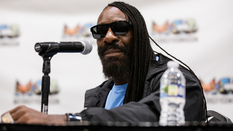 Booker T wearing sunglasses at a convention