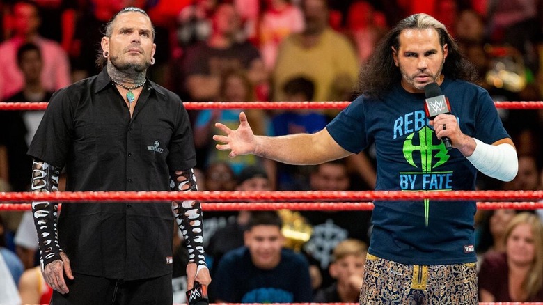 Jeff and Matt Hardy address the WWE Universe.