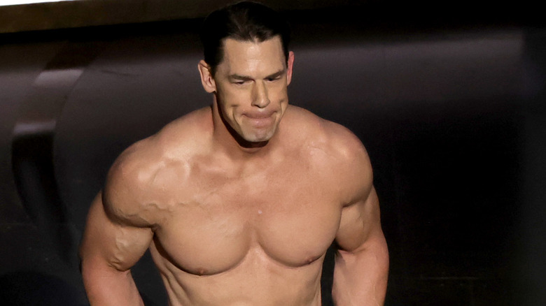 John Cena appearing naked at the Oscars