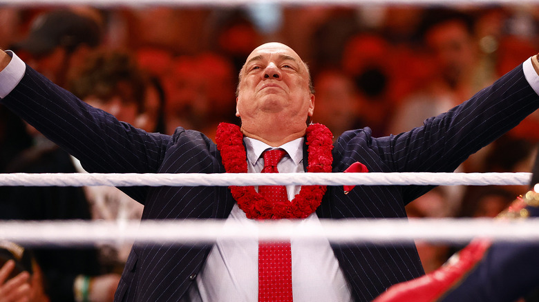 Paul Heyman smiling