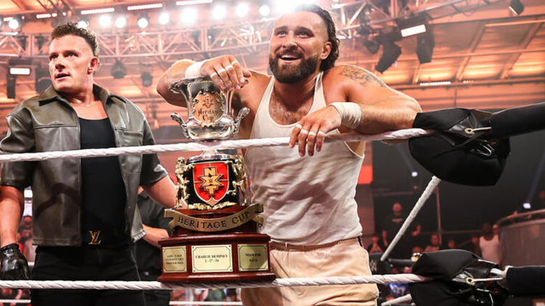 Tony D'Angelo with NXT Heritage Cup