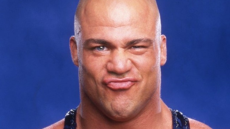 Kurt Angle posing