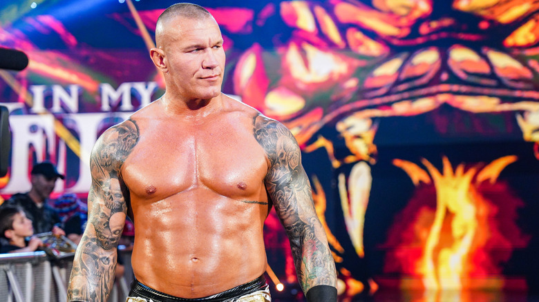 Randy Orton scowling