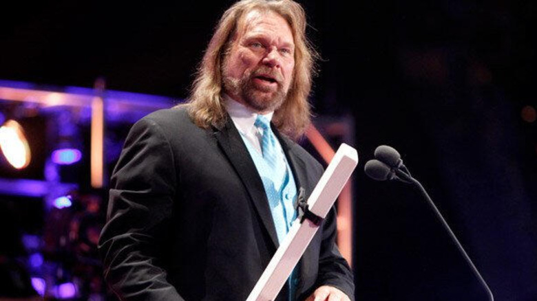 Hacksaw Jim Duggan at the WWE Hall Of Fame