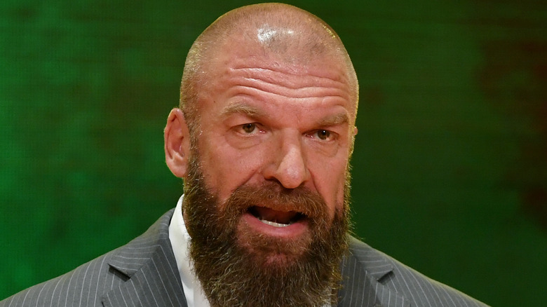 Triple H Speaks At An Event