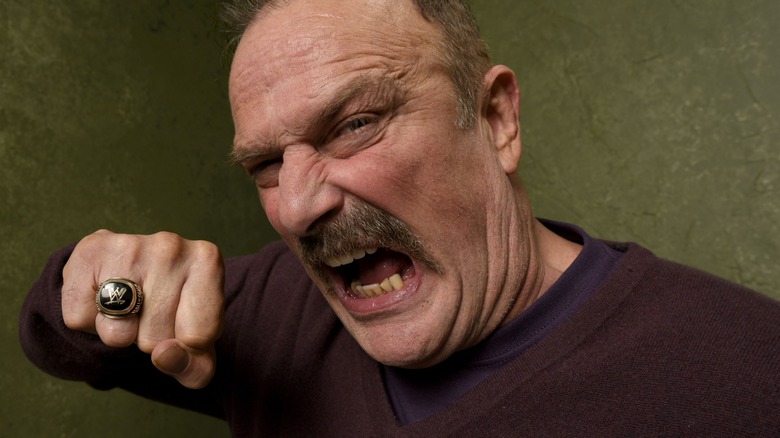 Jake Roberts shouting 