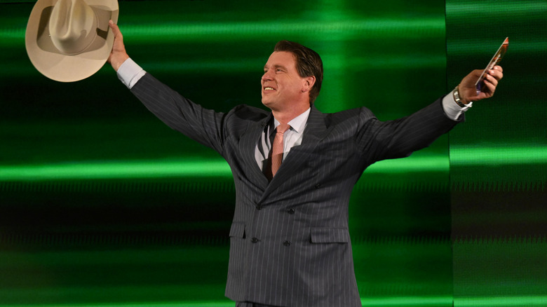 JBL making his entrance