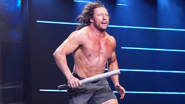 Kenny Omega Runs Down To An AEW Ring