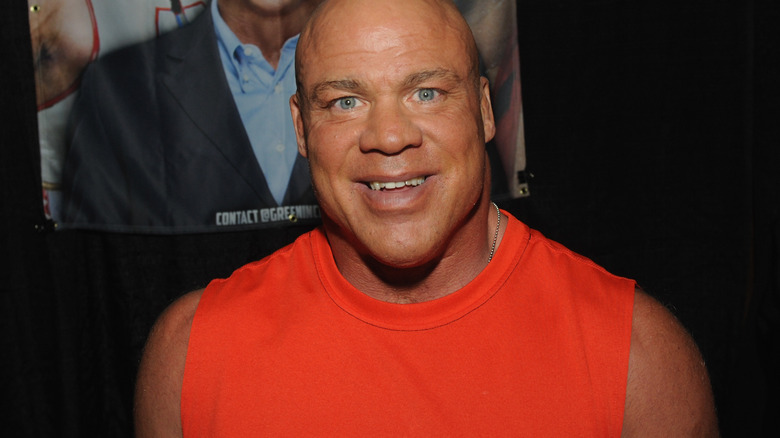 Kurt Angle smiling