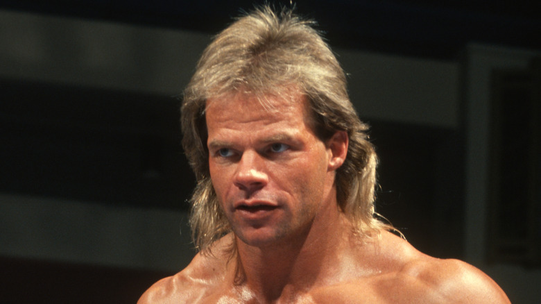 Lex Luger with a fluffy mullet