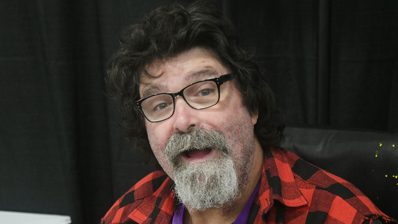 Mick Foley talking