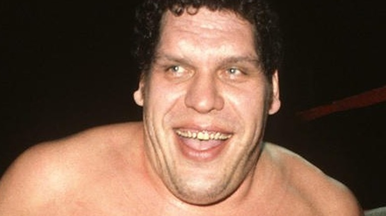 Andre The Giant looking away