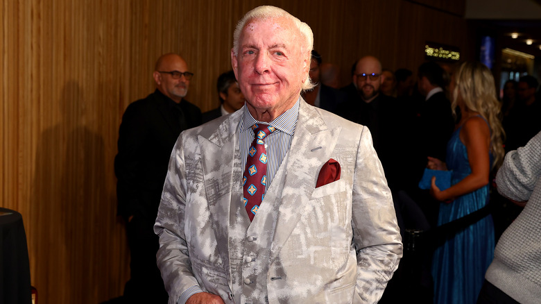 Ric Flair in a suit