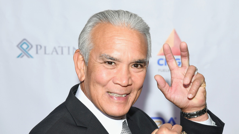 Ricky Steamboat doing his pose
