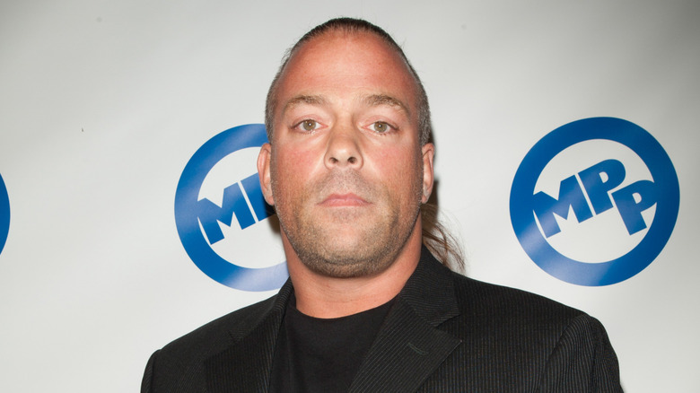 Rob Van Dam attending the Liberty Bell Ball at The Playboy Mansion, 2011.