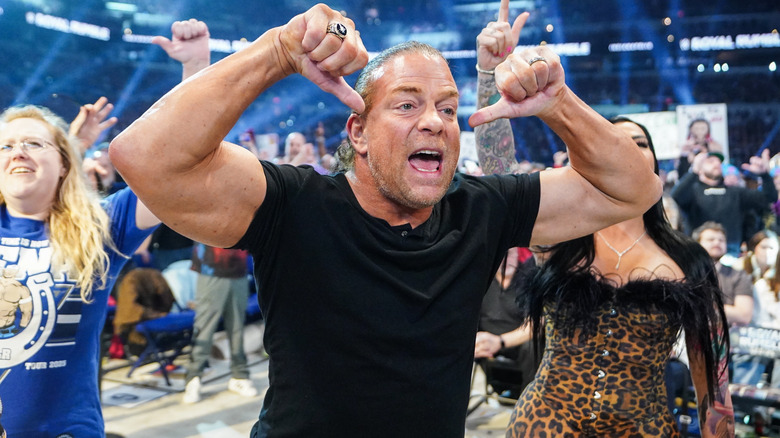 Rob Van Dam at the 2025 WWE Royal Rumble