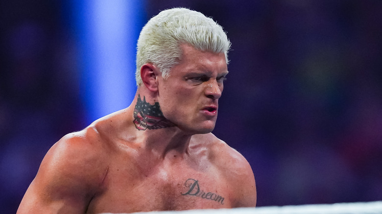 Cody Rhodes, presumably thinking of The Rock