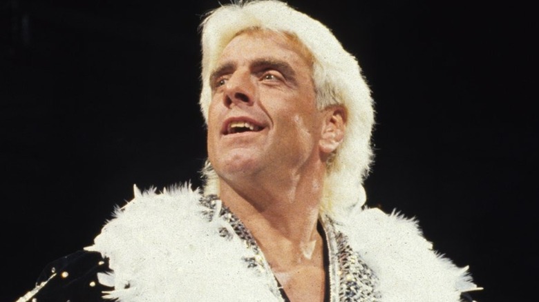 Ric Flair showing off