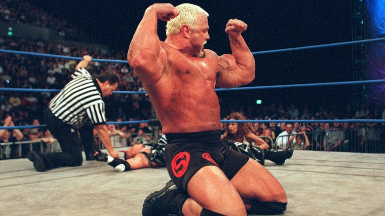 Scott Steiner flexing