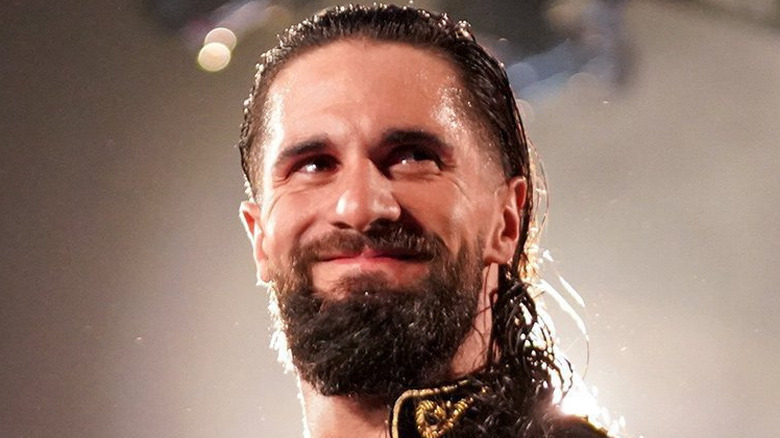 Seth Rollins grinning