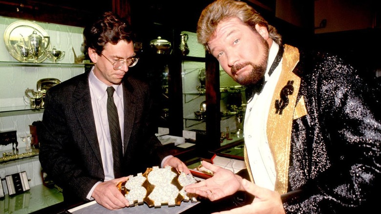 Ted DiBiase Gestures During A WWE Vignette
