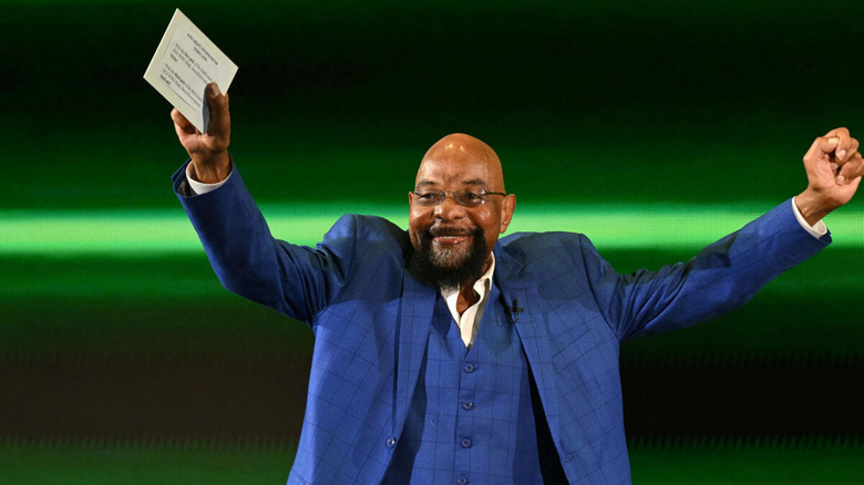 Teddy Long during the WWE Draft