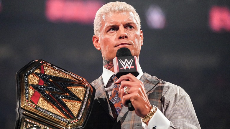 Cody Rhodes with WWE Championship