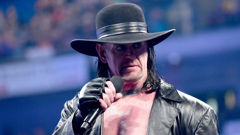 The Undertaker talking