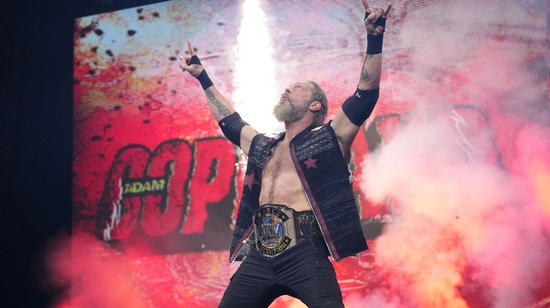 One half of the AEW World Tag Team Champions, Adam Copeland