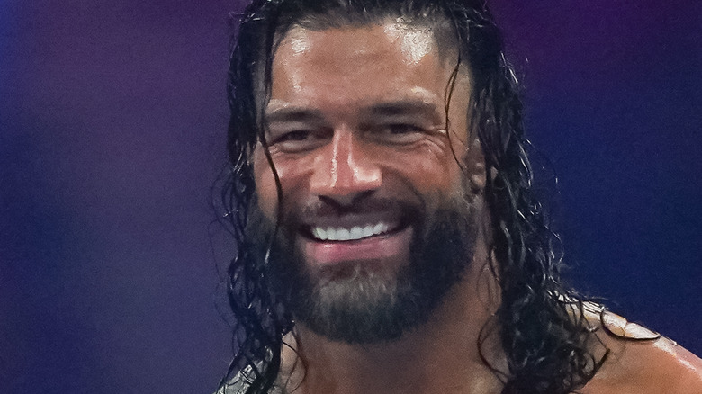 Roman Reigns smiling