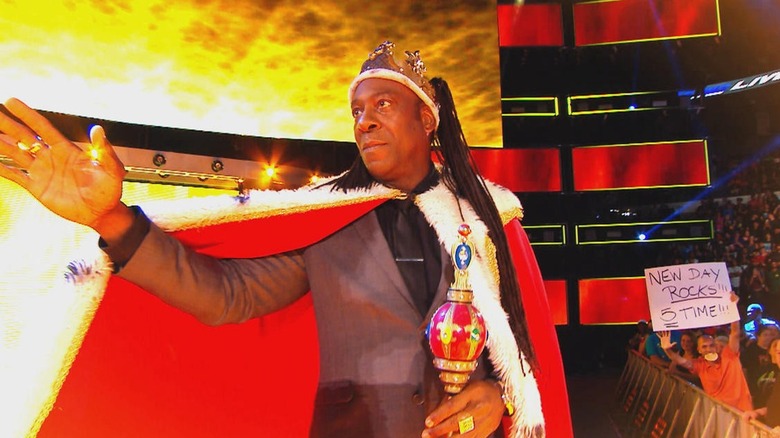 King Booker makes his entrance 
